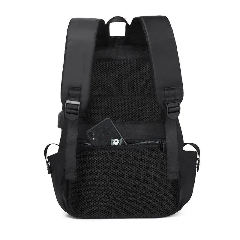 sac à dos résistant à l'eau, sac d'école imprimé, sac de voyage décontracté de style coréen, sacs à double épaule antivol usb