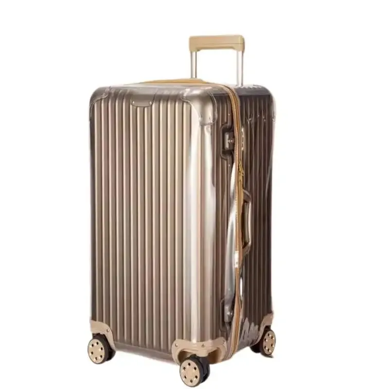 housse de bagage pour rimow original trunk plus avec fermeture éclair, housse transparente, étui de protection anti-poussière, pvc résistant à l'usure 33 pouces
