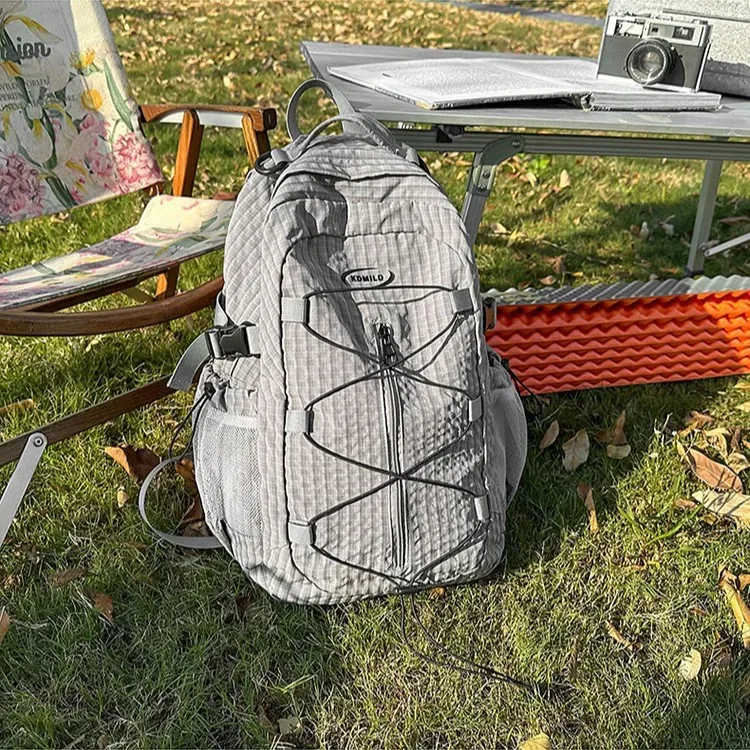 sac à bandoulière de randonnée grande capacité, imperméable, résistant à l'usure, léger, à double bandoulière, pour la randonnée et les voyages