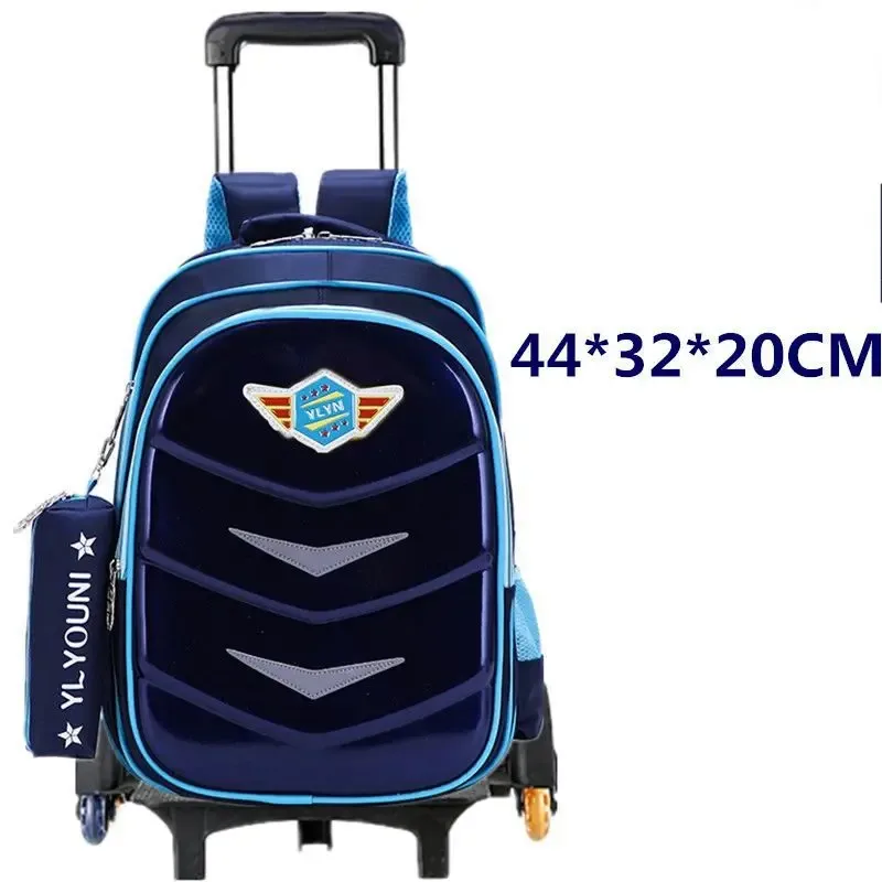 sac d'école en pu avec roulettes pour garçons sac à dos de chariot d'école pour filles sac à dos à roulettes étanche pour sacs d'école sacs de chariot