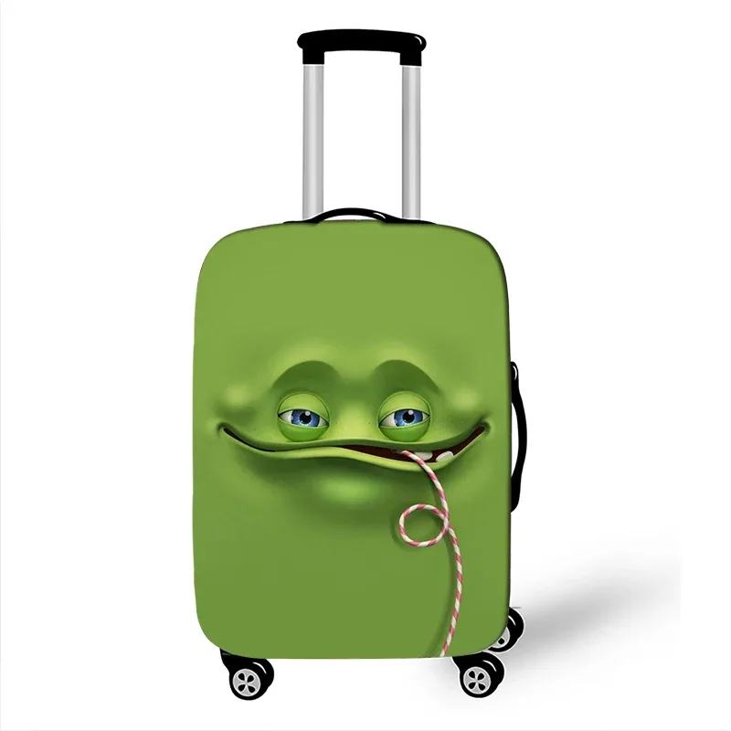 juste de bagage élastique pour voyage, housse anti-poussière, housse de protection, étui à bagages, housse de valise, expression amusante, 18-32