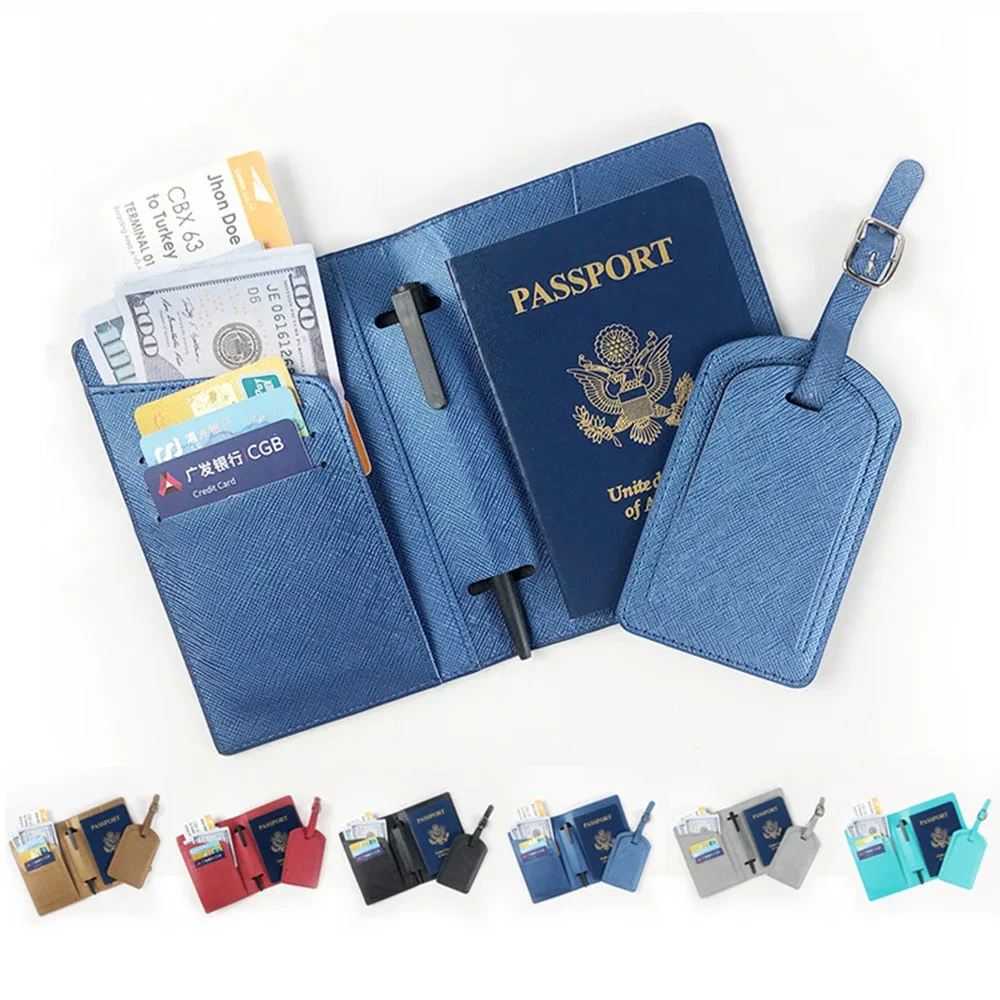 lettres personnalisées saffiao étiquette de bagage en cuir pu vente en gros personnaliser initial accessoires de voyage femmes hommes valise étiquette de carte de nom