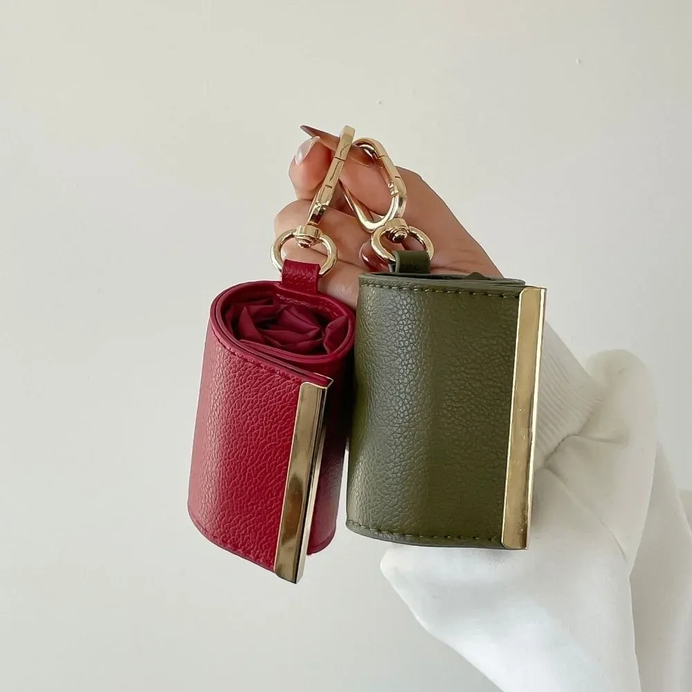 Sac fourre-tout réutilisable mini format porte-clés, léger, grande capacité, pliable, sac de courses, porte-clés, écologique, extensible, sac réutilisable