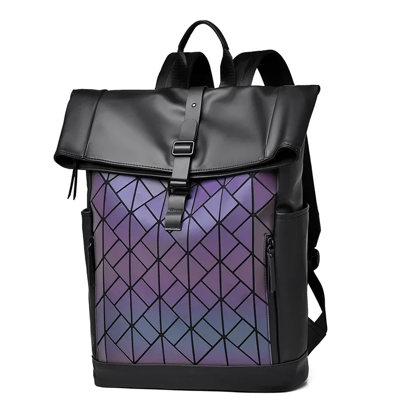 sac à dos tendance, sac à bandoulière élégant, sac à dos décontracté pour ordinateur portable, design dégradé tendance pour un usage quotidien, les voyages et les adolescents