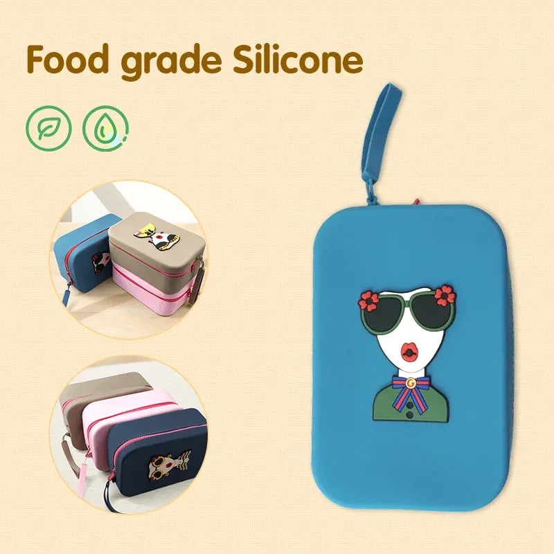 NOUVEAU Sac de voyage en silicone pour maquillage d'été, grande capacité, trousse de maquillage, sac organisateur de maquillage, trousse de toilette imperméable