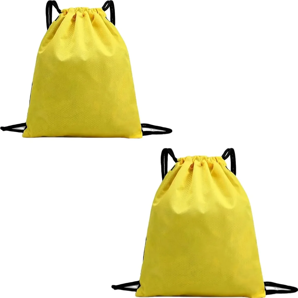 lot de 2 sacs à dos à cordon de serrage en polyester 210d résistant à l'eau, sac de sport léger pour voyage, école, camping