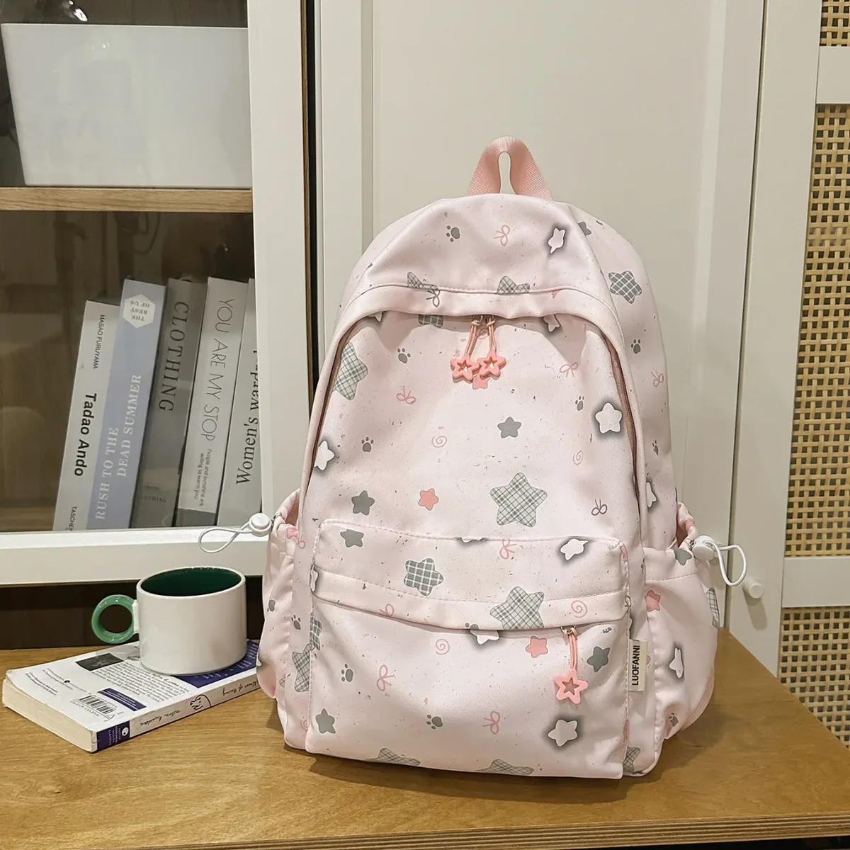 sac à dos scolaire de style coréen - sac à dos haut de gamme de niche avec grande capacité et design léger pour un portage sur les deux épaules