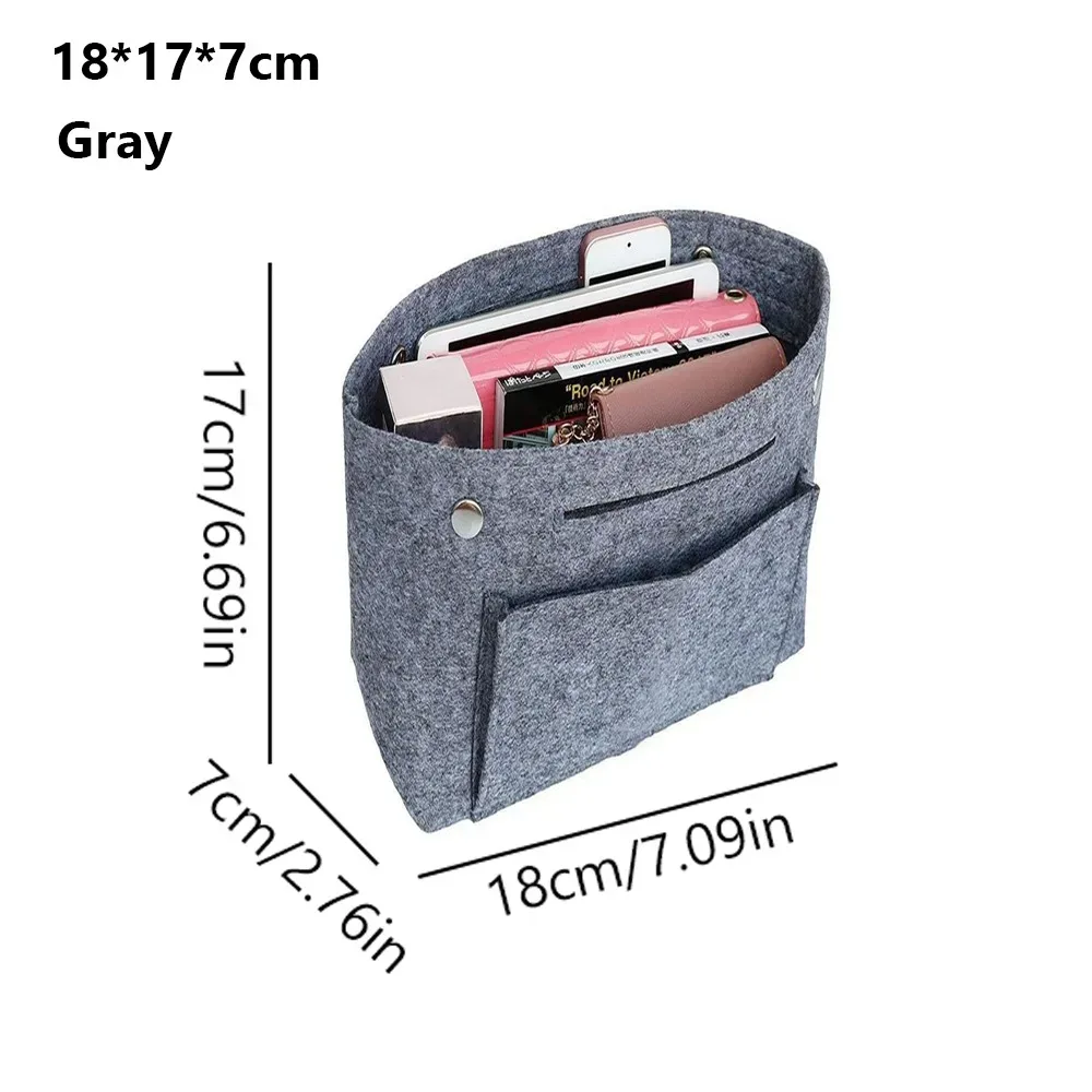 organisateur de sac à main en feutre simple, support de sac, doublure de sac à main de grande capacité, organisateur de rangement portable