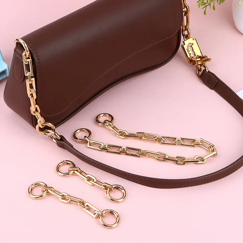 chaîne d'extension pour sac, chaîne de remplacement diy pour sac à bandoulière, accessoires de sac à main, breloques pour sac à bandoulière