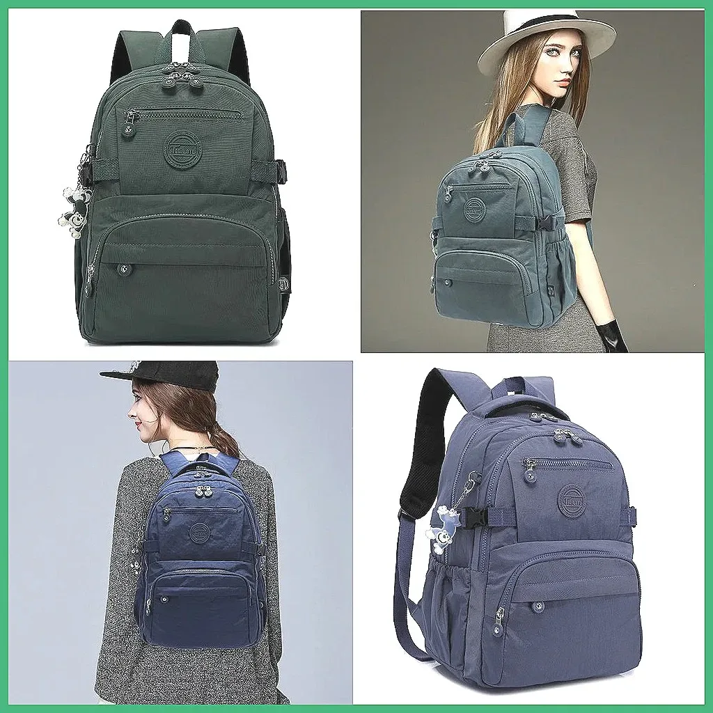 Sac à dos léger et imperméable pour ordinateur portable, pour hommes et femmes, sac d'école pour lycéens, sac à dos de randonnée et de voyage
