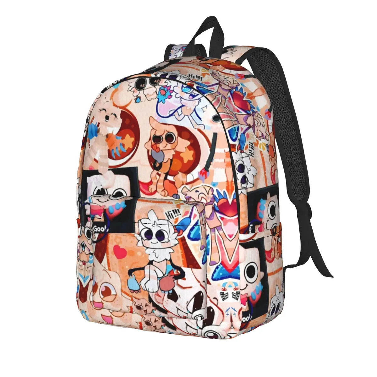 Sac à dos Dandys World Shelly pour hommes et femmes, sac à dos cool pour étudiants, randonnée, voyage, sac à dos de jour, sac en toile pour collège, activités de plein air