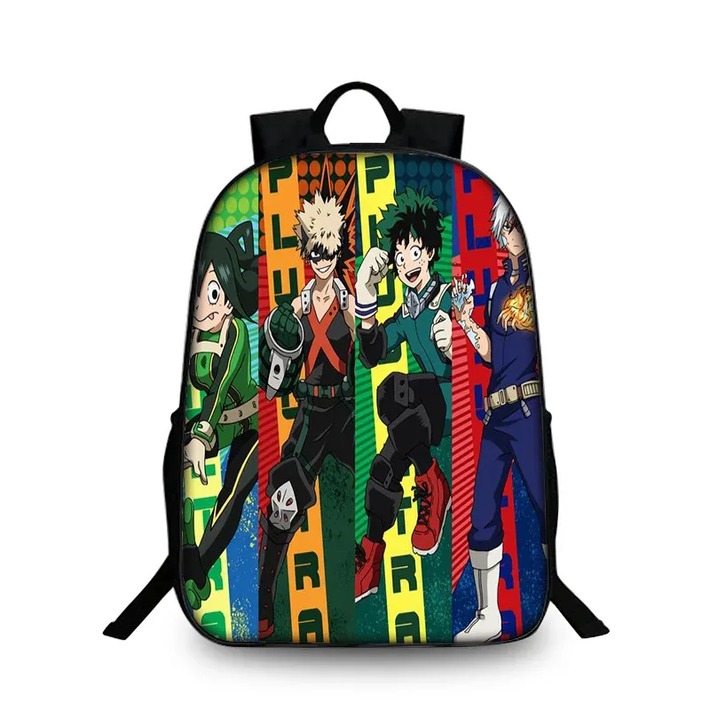 sac à dos my hero academy pour élèves du primaire et du secondaire