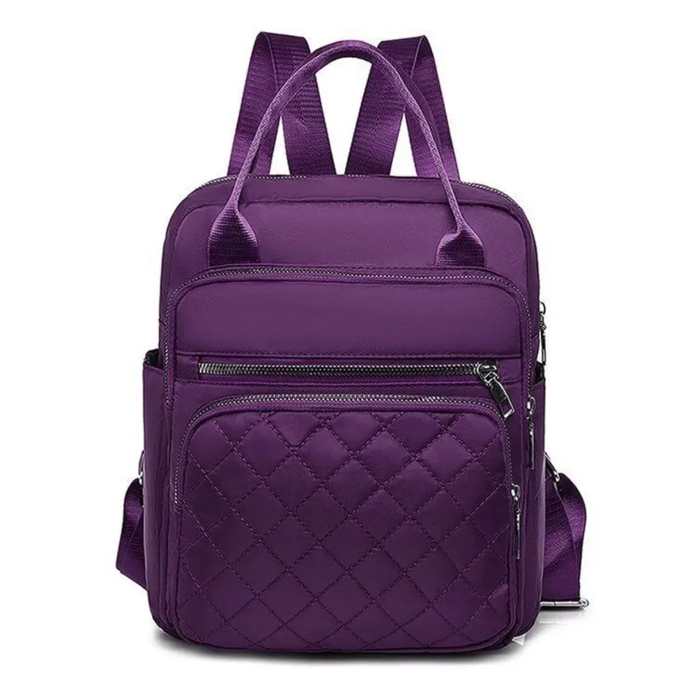 sacs à bandoulière imperméables durables, sac à dos oxford de grande capacité pour femmes, bretelles réglables, sac à dos de voyage léger