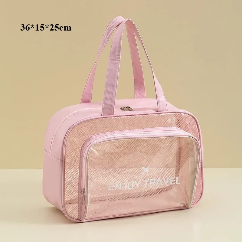 sac de lavage fitness à séparation humide et sèche, sac de rangement de voyage polyvalent, sac à cosmétiques portable en pu imperméable, 1 pièce, nouveau