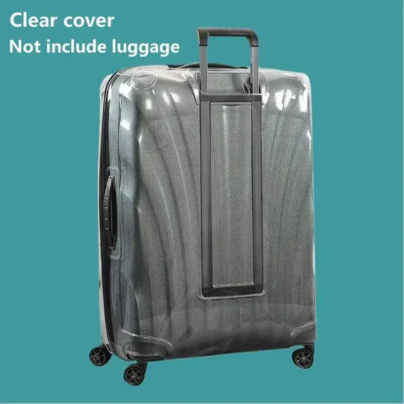 housse de bagage pour samsonite cs2, étui de protection pour valise, couvertures transparentes personnalisées, accessoires de voyage anti-poussière en pvc de haute qualité