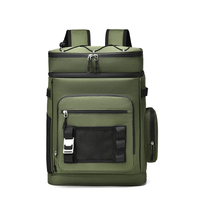sac à dos isotherme 30l, imperméable, grande capacité, pour camping, pêche, pique-nique, garde les aliments au frais