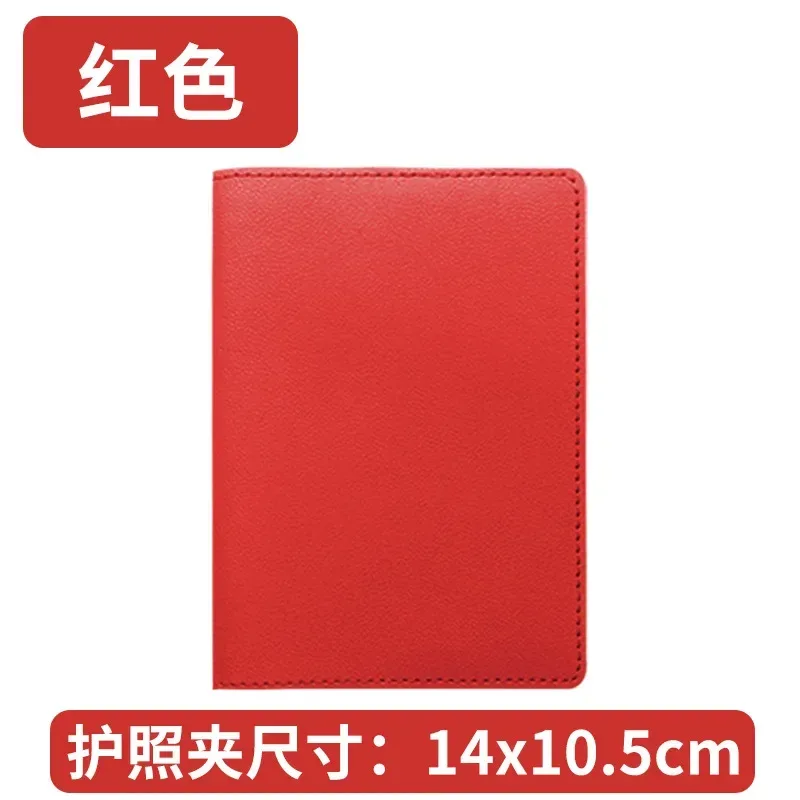 étui porte-passeport en cuir pu, accessoires de voyage, étiquettes de bagages, porte-billet d'affaires, couverture de passeport pour femmes et filles