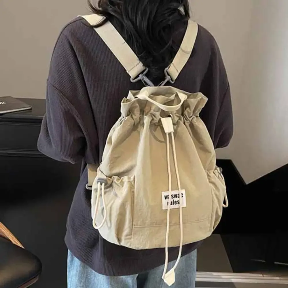 sac à dos de sport de grande capacité pour le rangement des raquettes, sac à bandoulière léger de couleur unie pour le fitness, style coréen pour le badminton