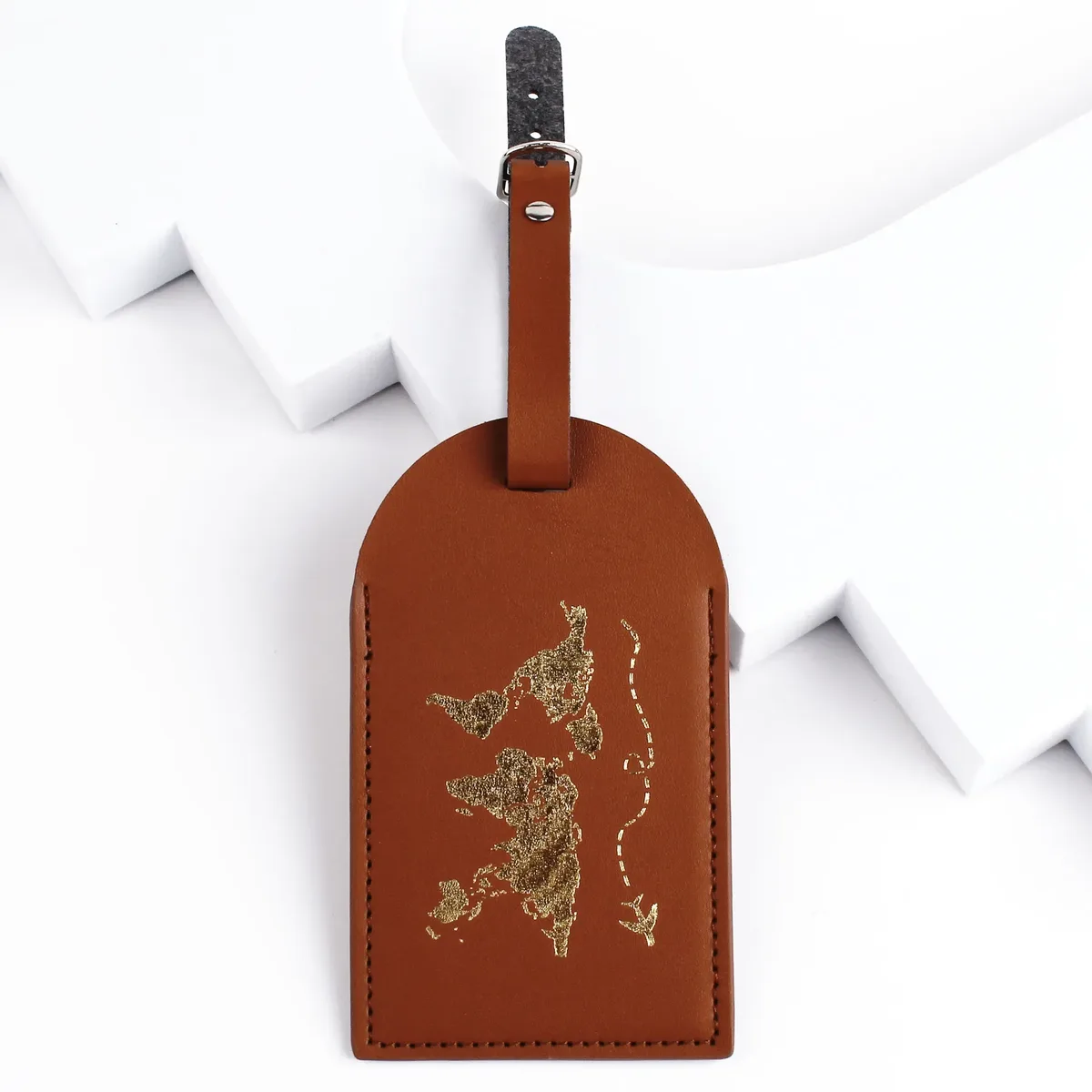 étiquettes de bagage de voyage en cuir pu, accessoires de voyage pour hommes et femmes, étiquettes nominatives pour bagages, porte-étiquette d'adresse de valise, nouvelle collection