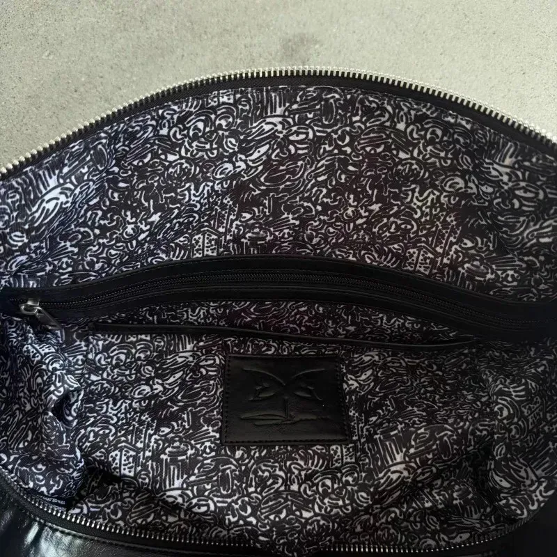 sacs de voyage mertra noirs grande capacité, qualité supérieure 1:1, sacs de cabine en cuir pu pour hommes mertra, sacs à dos pour femmes