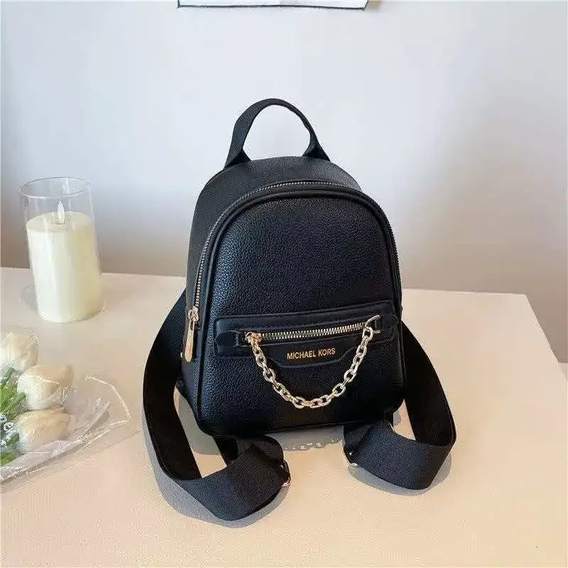 michael kors 2026 nouveau sac à dos de voyage décontracté grande capacité pour femme, matière pvc simple, imperméable et résistant à l'usure