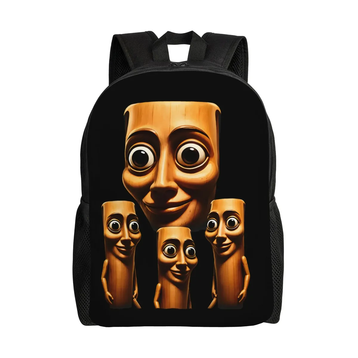 sac à dos unisexe tung sahur calling avec motif brainrot, en polyester, pour loisirs, lycée, sport, design moderne