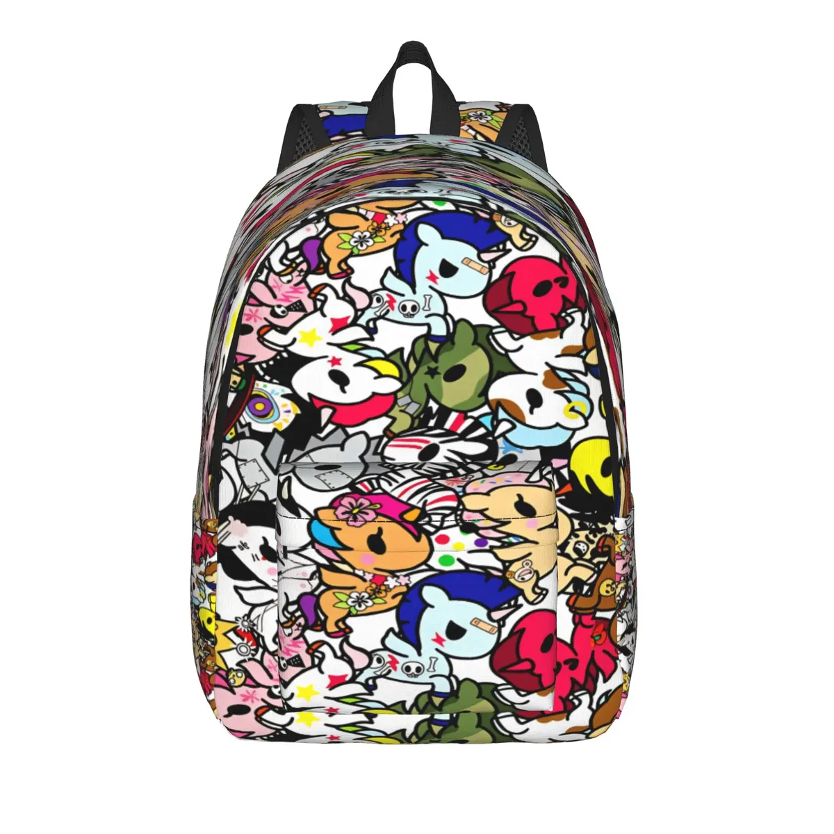 sac à dos tokidokii pour fille, sacs à dos de sport en polyester, sacs à dos souples et amusants pour le lycée