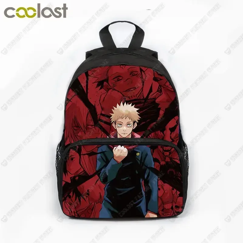 sac à dos de 13 pouces pour enfants, cool gojo satoru, yuji itadori, papeterie scolaire pour garçons
