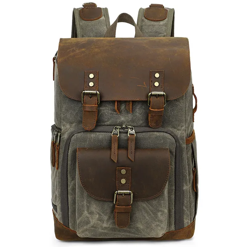 sac pour appareil photo dslr, sac à dos en toile batik, sac de photographie étanche, sac de rangement résistant à l'usure pour l'extérieur, nouvelle collection