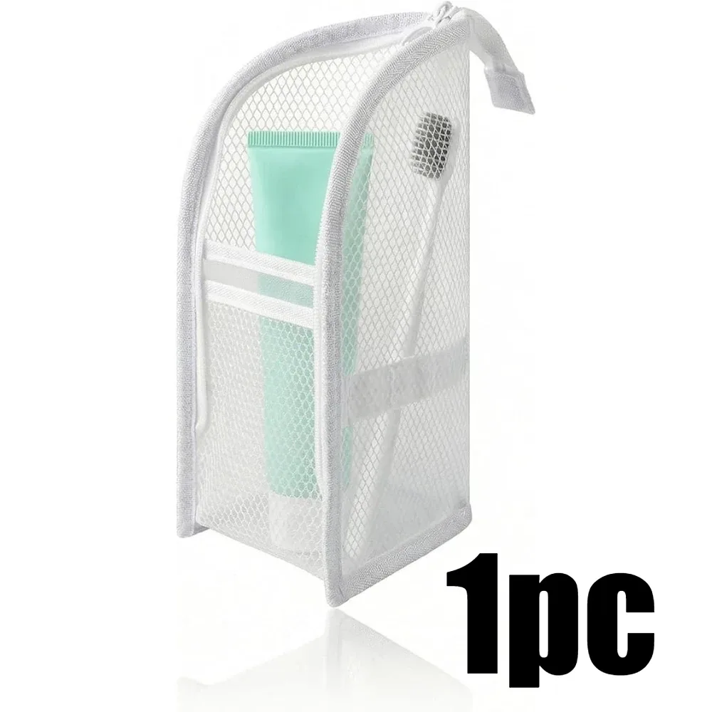 sac à cosmétiques en maille eva, 1/2 pièces, sac de rangement de voyage, organisateur de maquillage, pochette de maquillage pour femme, trousse de toilette portable, étui de beauté