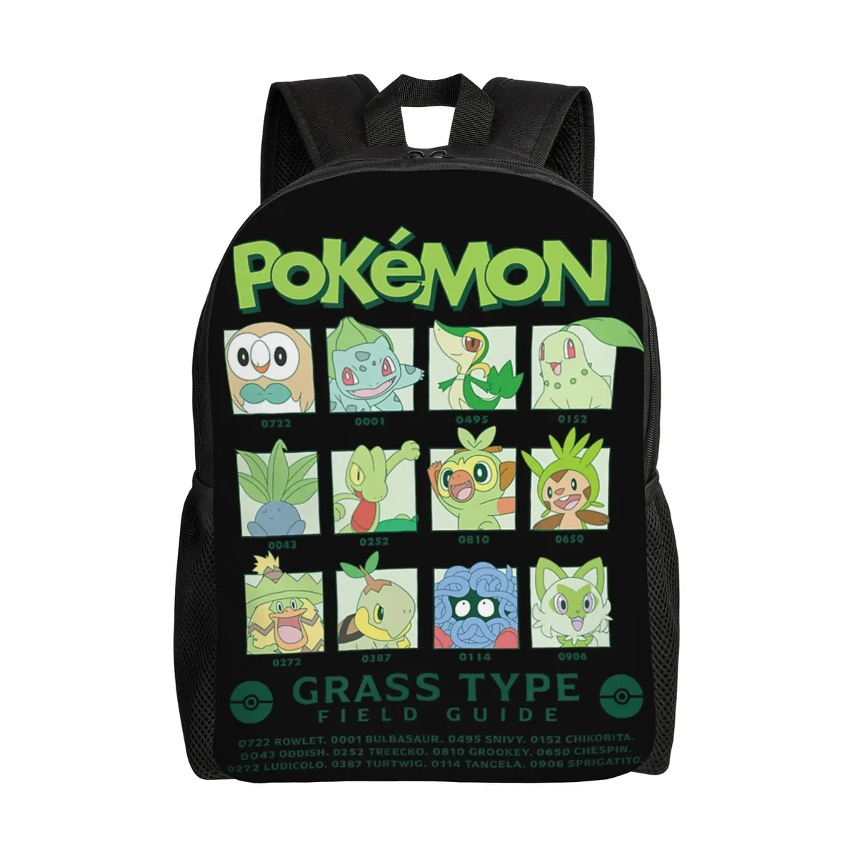 sacs à dos pokemon fuecoco stats daypack mochila journey retro sac à dos lavable