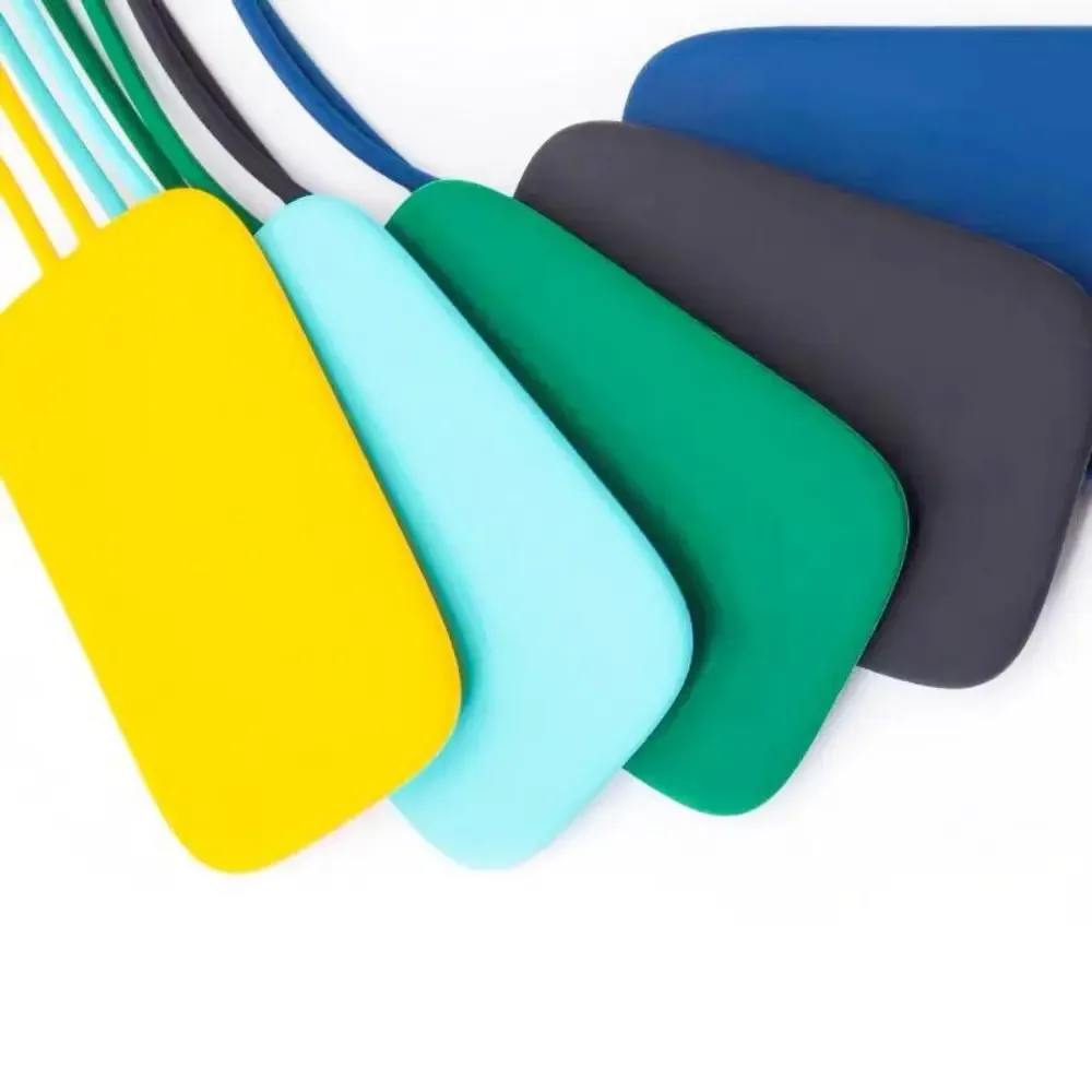 étiquette de bagage universelle en silicone, anti-perte, avec lanière, étiquette de carte d'embarquement, nom souple, adresse de téléphone, voyage