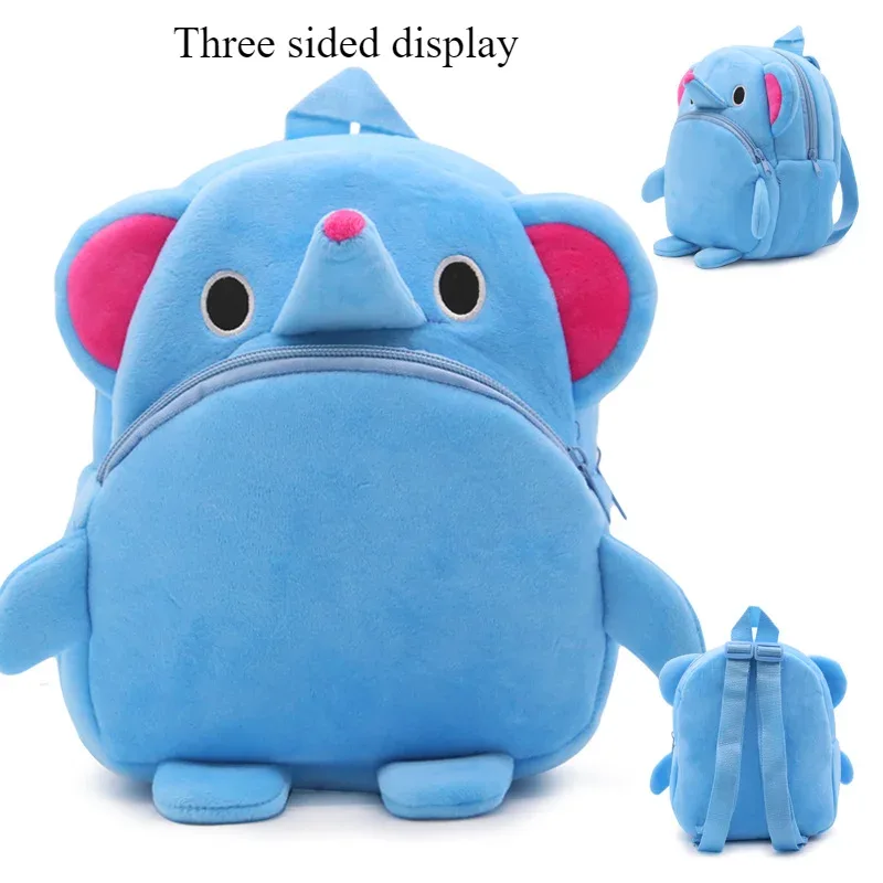 sac à dos de dessin animé mignon pour enfants de 1 à 3 ans, sac à dos en peluche pour les sorties de printemps, sac à dos portable amusant pour la maternelle