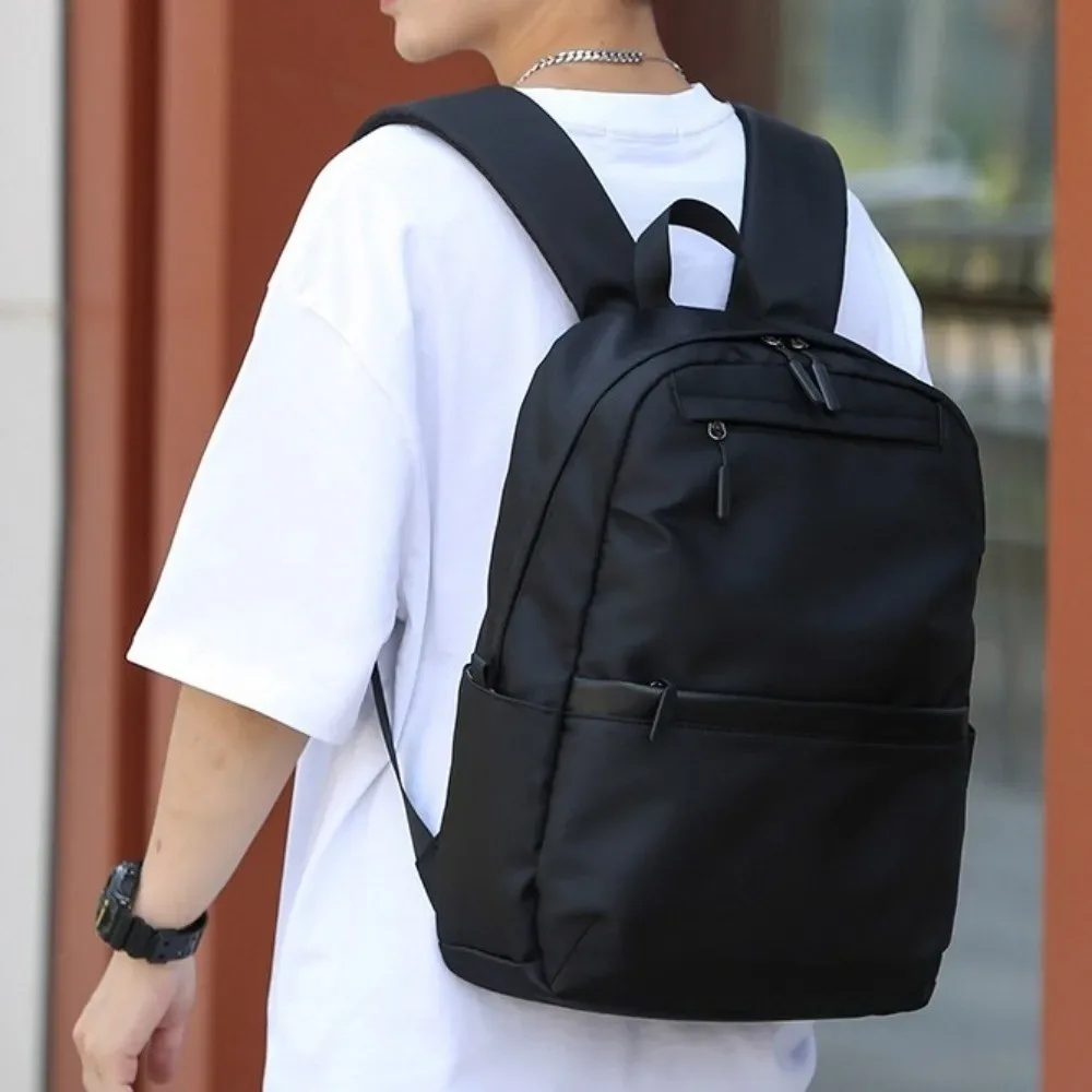 sac à dos décontracté de grande capacité pour hommes, sac d'école multi-poches en tissu oxford, sac d'école pour étudiants, sac pour ordinateur portable imperméable, streetwear pour garçons