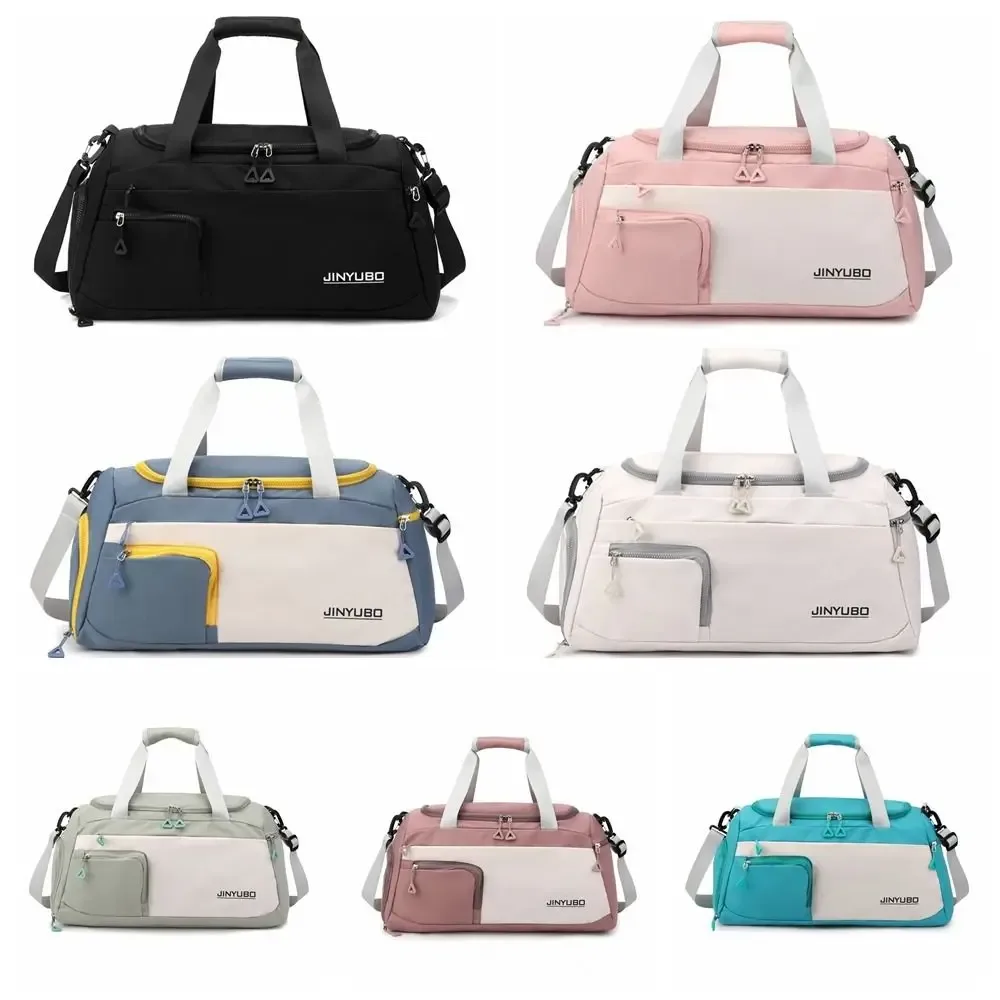 sac de voyage portable en oxford, sac de sport pliable en nylon robuste, sac à main multicouche grande capacité pour courte distance, pour fille