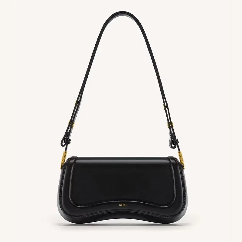 jwpei pudding bag joy sac à bandoulière réglable à une épaule pour femme, cuir véritable 1c56, simple et décontracté