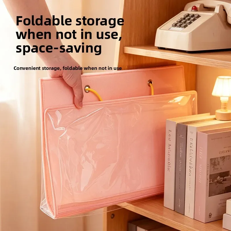 sac de rangement mural anti-poussière en feutre pour poupées, organisateur mural pour jouets en peluche, nouveau sac de rangement intérieur multi-usage