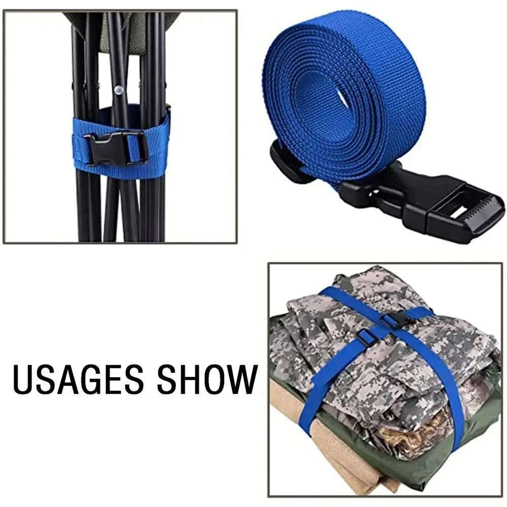 sangles d'emballage de paquet de bagages en nylon réglables, ceinture de protection, sangles de valise, environnement