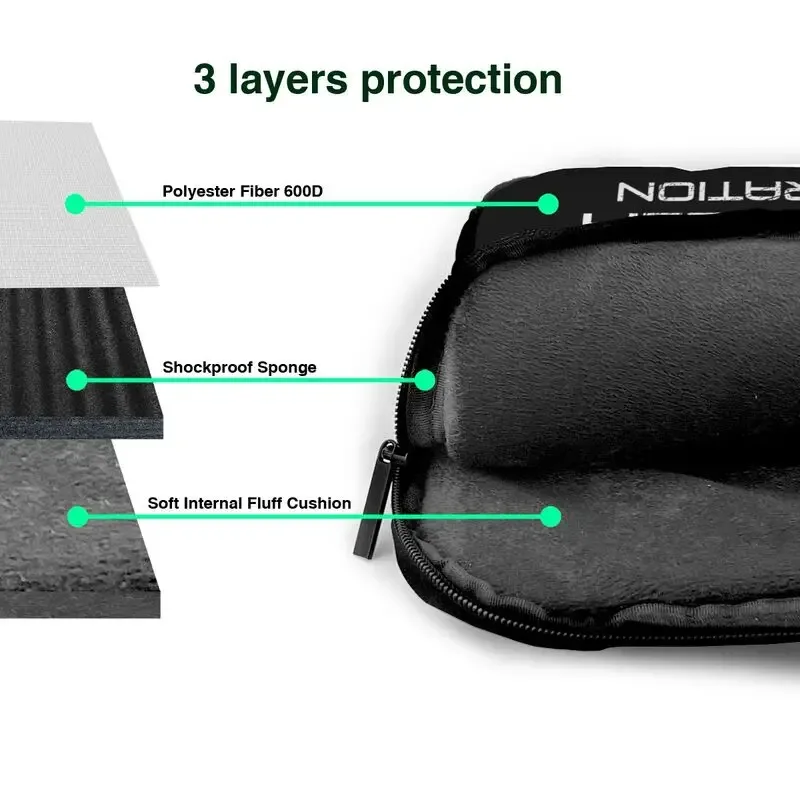 umbrella corporation sac à bandoulière pour ordinateur portable, étanche, housse pour ordinateur portable macbook netbook pc avec poignée, convient aux ordinateurs portables de 13/14/15,6 pouces