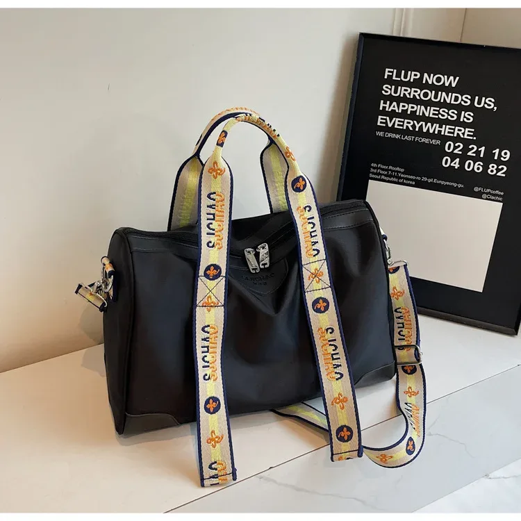 2026 plus récent sac de voyage à main polyvalent à la mode avec lettre sangle sac à bandoulière sac à bagages bagages décontractés handbabgs