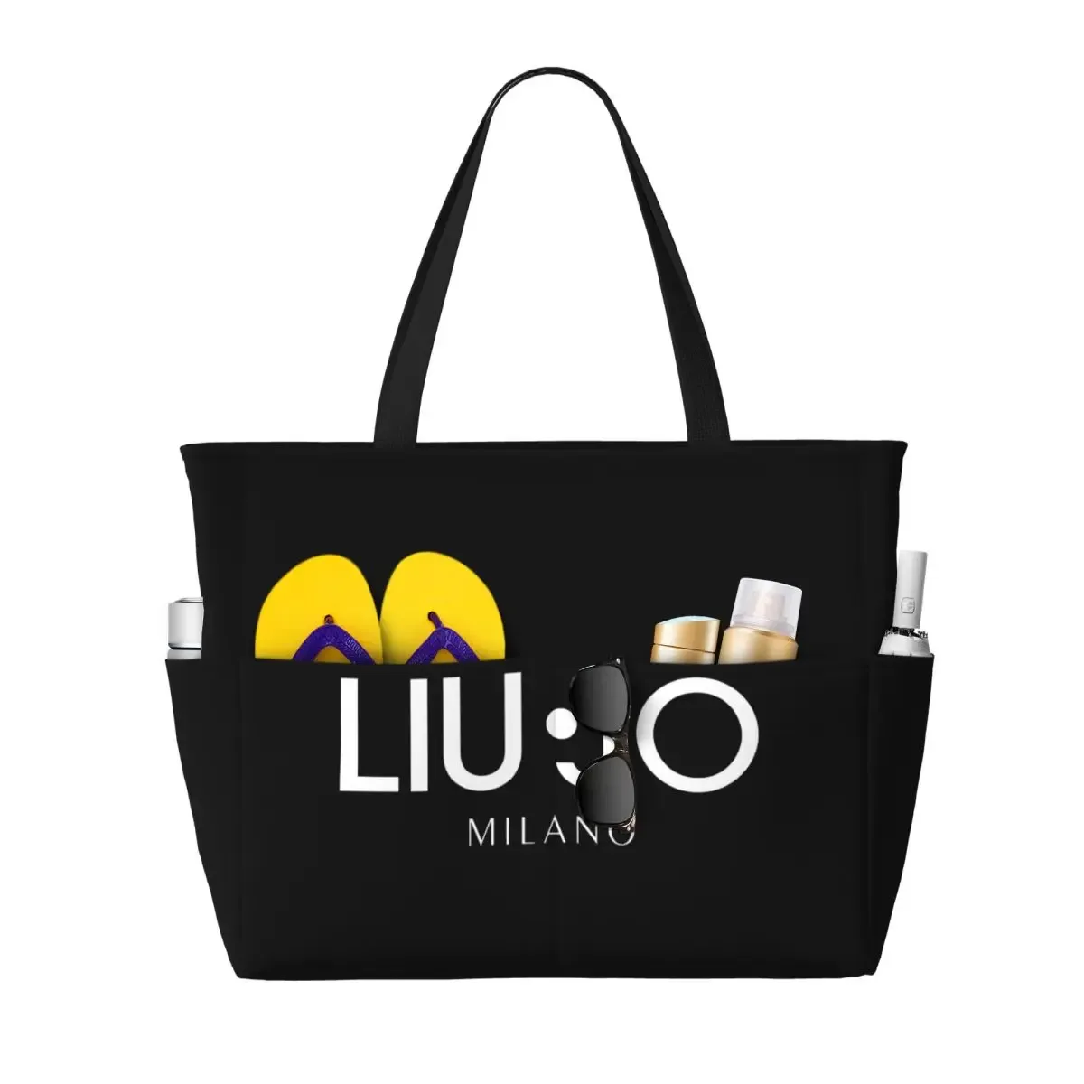 l-liu-jo grand sac de voyage, sac de plage imperméable, sacs de voyage et de shopping de grande capacité