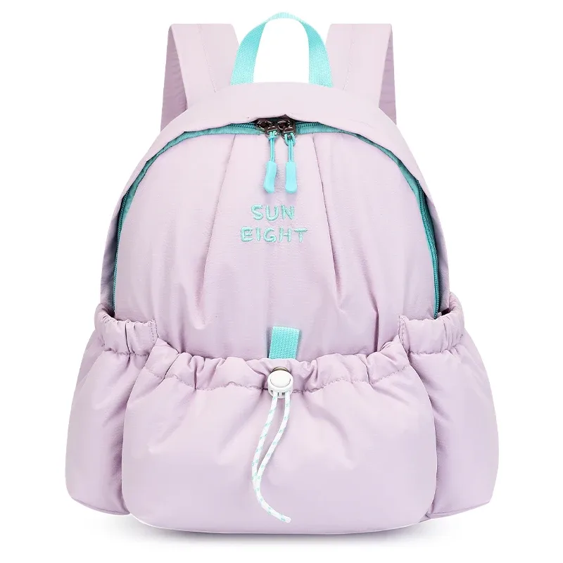 sun eight daily puff backpack sacs à dos souples de petite taille pour l'école, couleurs bonbon, 12 pouces