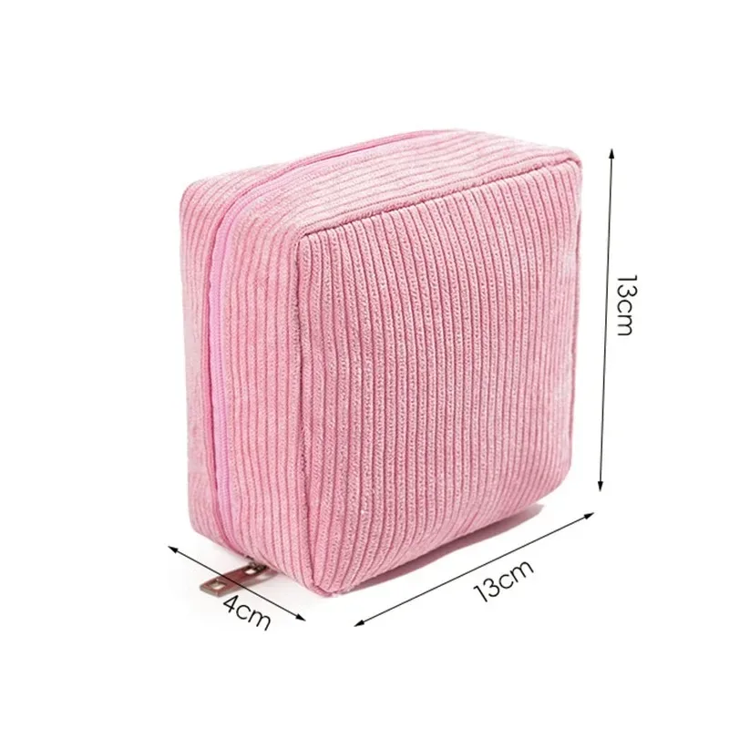 pochette hygiénique portable mignonne, trousse de toilette multifonction, pochette de rangement cosmétique pour femme, étui de rangement durable pour maquillage