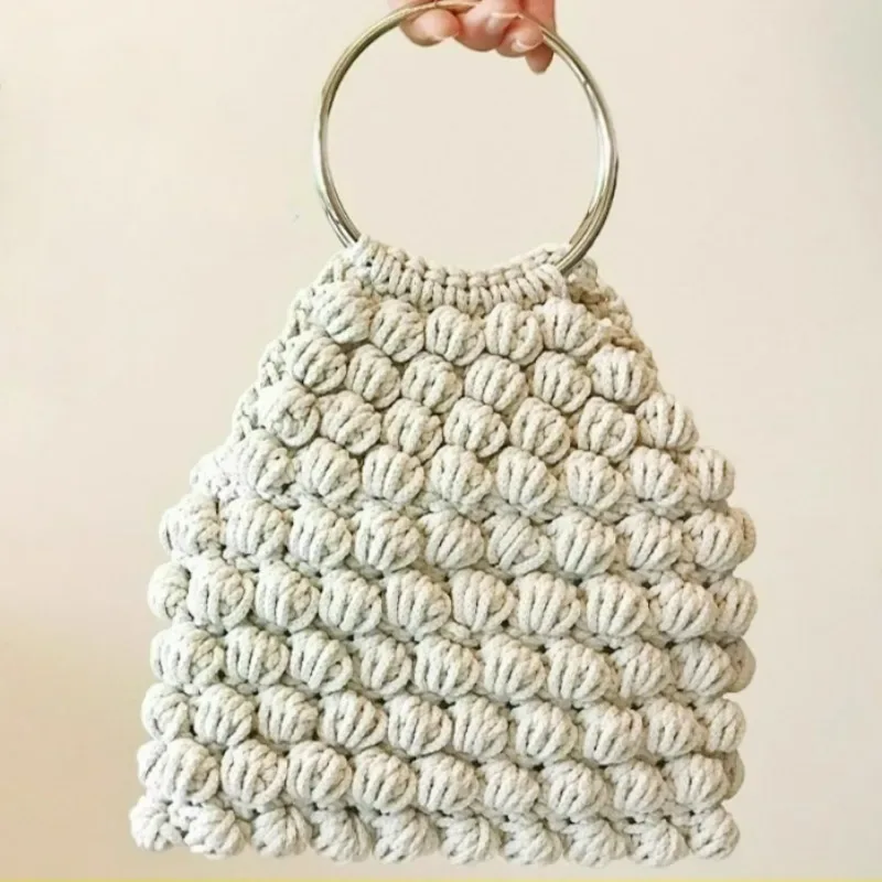 poignées de sac à main rondes en métal, remplacement de sacs à bagages, accessoires de sac faits à la main, anneau en d rond, matériel de boucle suspendue