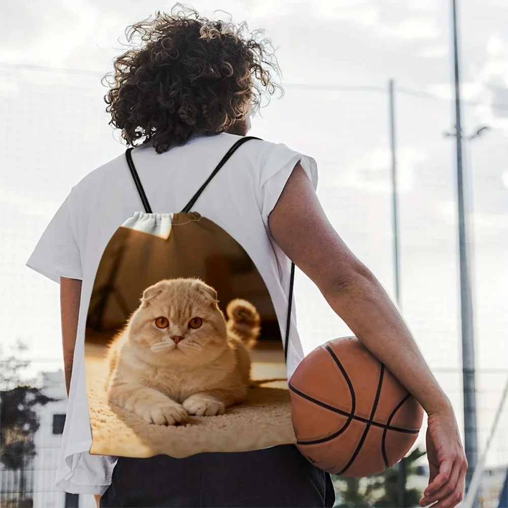 Sac à dos à cordon personnalisable avec photo – Sac à cordon personnalisé pour la salle de sport, les équipes sportives, la plage, les voyages et le transport quotidien
