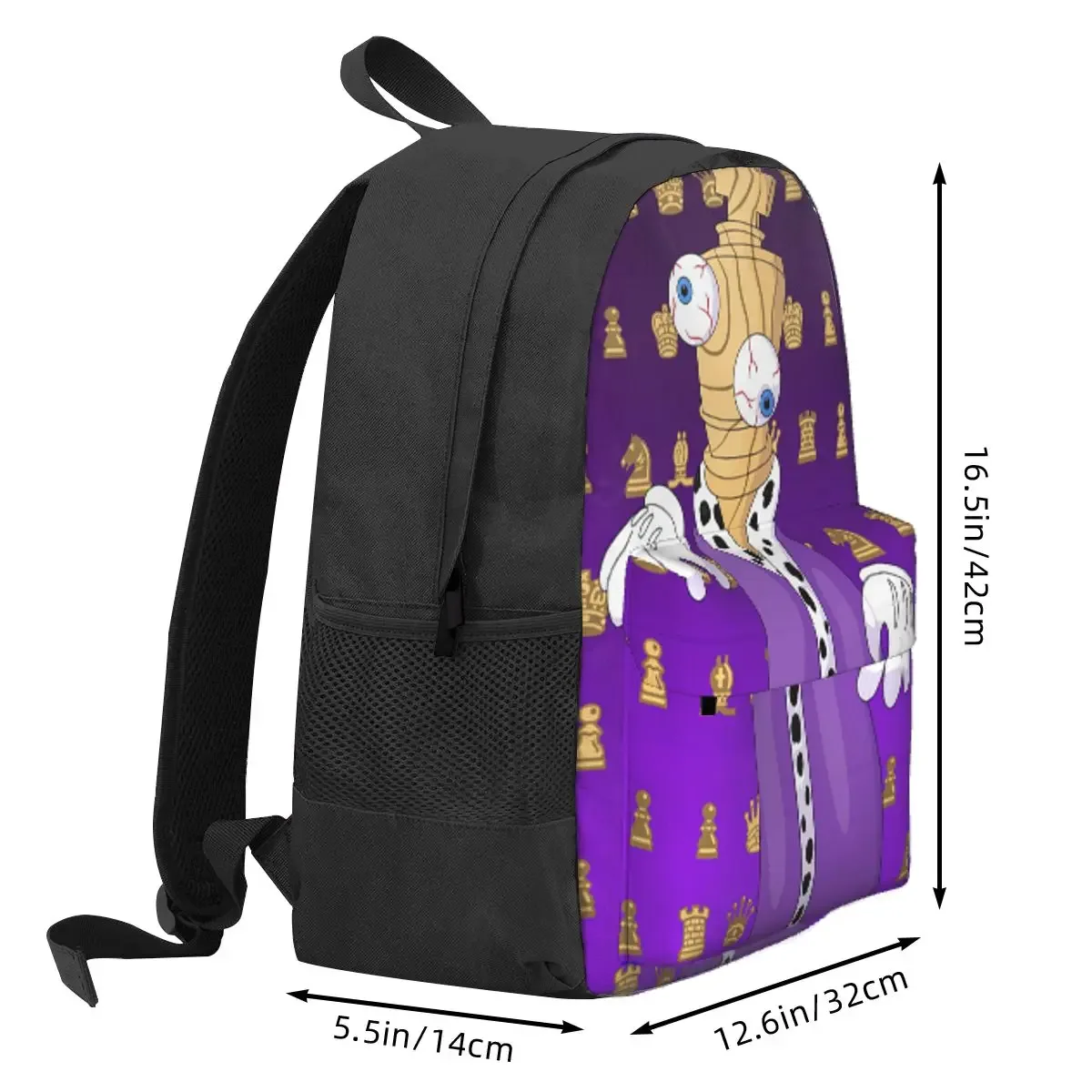 kinger the amazing digital circus sac à dos pour étudiants, garçons et filles, sac d'école pour enfants, sacs à bandoulière pour ordinateur portable pour hommes et femmes