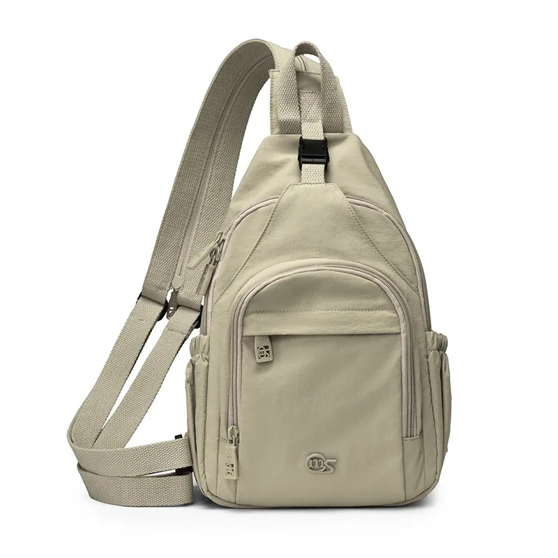 sac à bandoulière multifonctionnel 3-en-1 pour femme, convertible en petit sac à dos et sac banane, sac à main léger en nylon