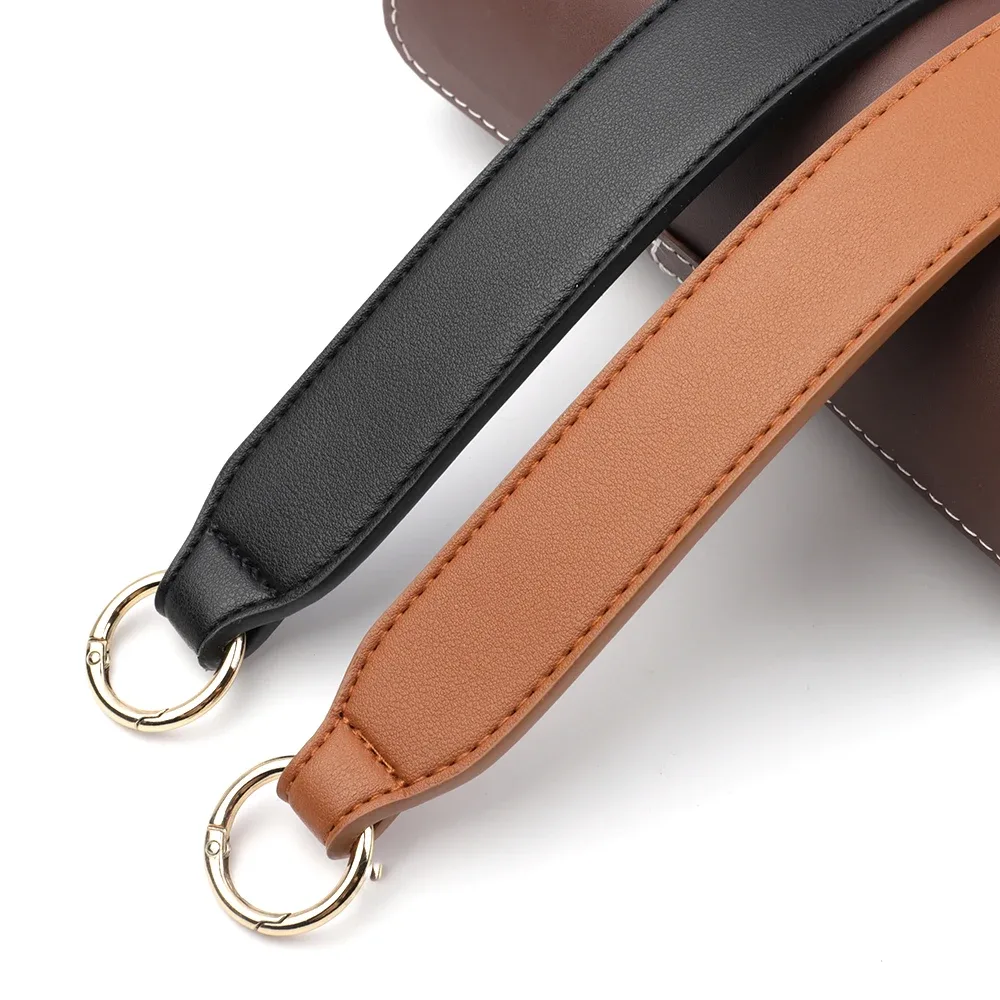 34cm sac bandoulière large sangle poignée ceinture bande femmes sac à main en cuir pu ceinture sangle amovible printemps anneau sac accessoires