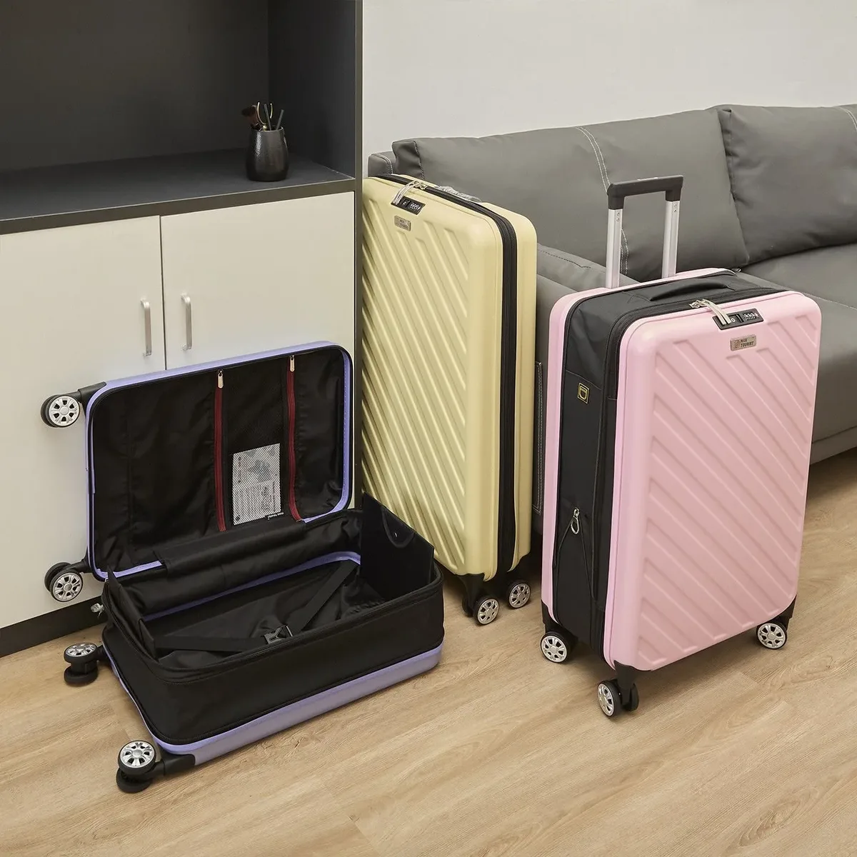 valise pliable 20 pouces avec roulettes pivotantes, valise trolley 24/28 pouces, bagage de voyage exporté au japon