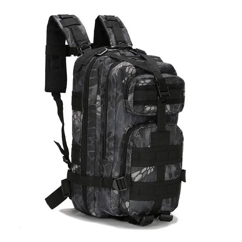 sac tactique militaire 30l, sac d'alpinisme pour sports de plein air oxford, sac à dos de camouflage étanche 3p pour camping voyage 11 couleurs
